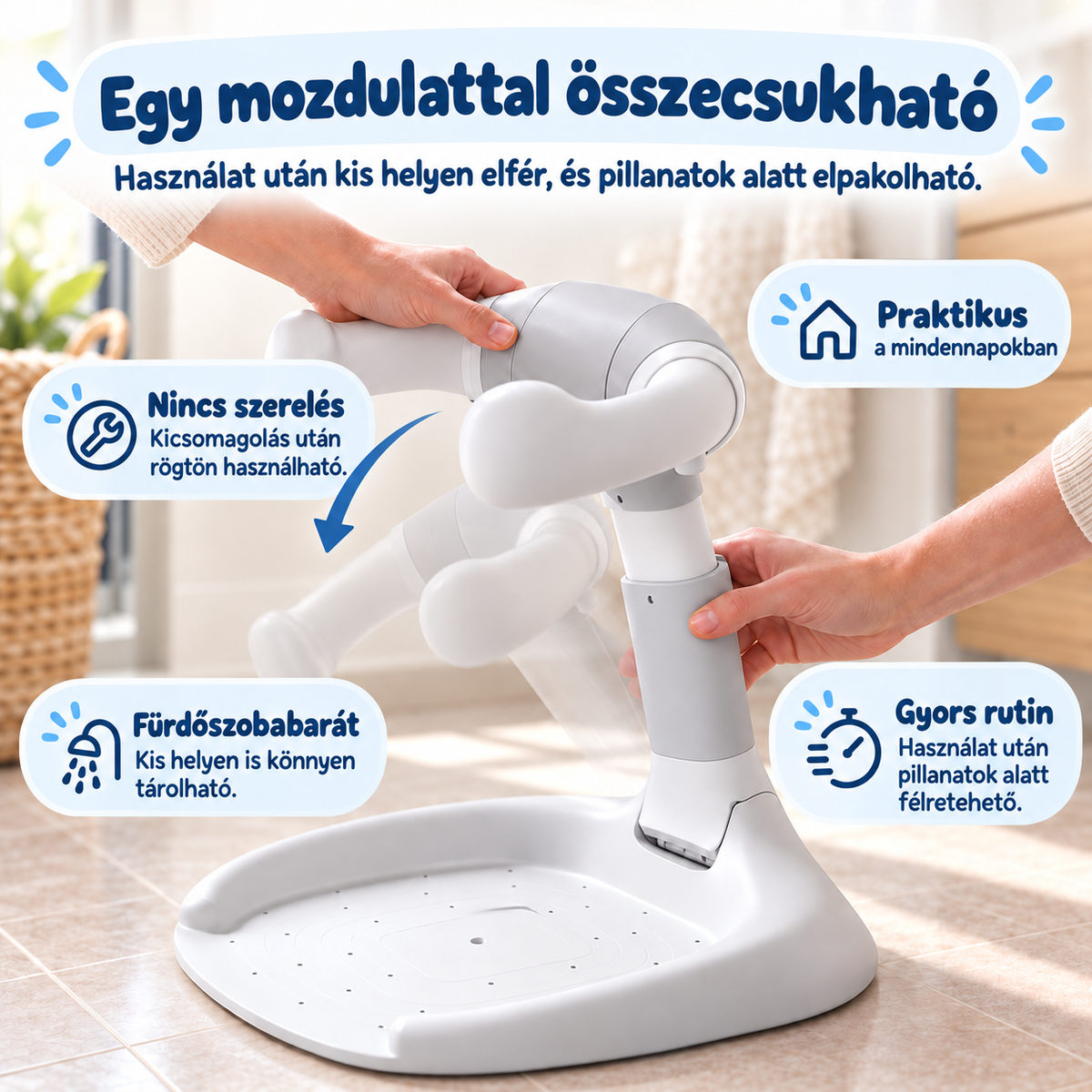 TALPI - BIZTONSÁGOS FÜRDETŐÁLLVÁNY