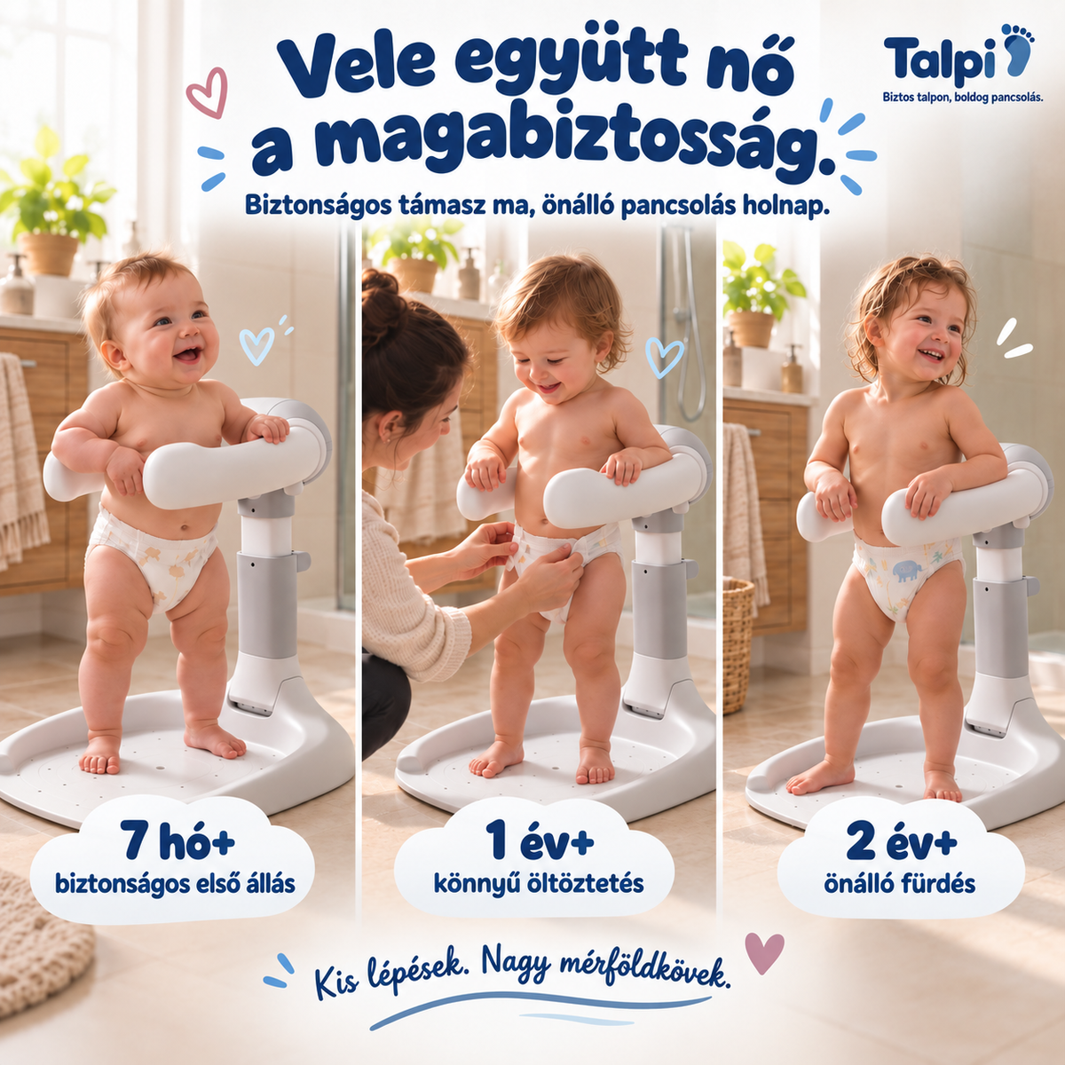 TALPI - BIZTONSÁGOS FÜRDETŐÁLLVÁNY